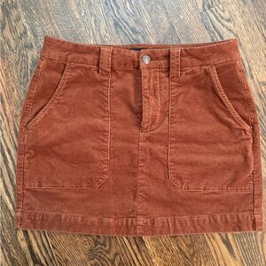 Sanctuary Rust Corduroy Mini Skirt